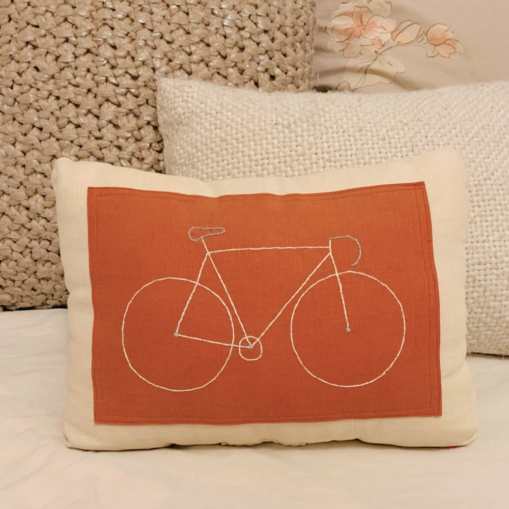 Accent Pillow - bicycle